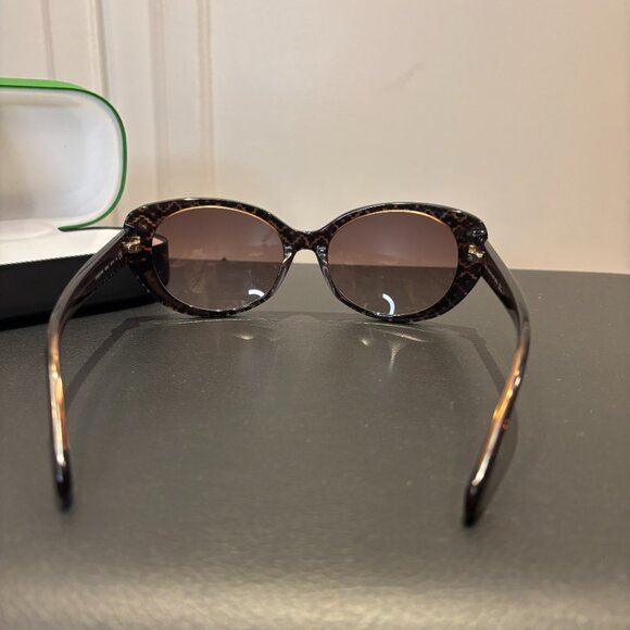 Kate Spade Everett/F/S 4Q8HA Cat Eye Brown Tortoise Sunglasses 56-18-140mm main image 4